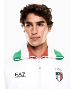 Winter Olympics 2026 Team Italy EA7 Emporio Armani Bomber Jacket 2026