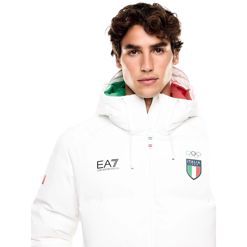 Winter Olympics 2026 Team Italy EA7 Emporio Armani Ski Puffer Jacket 2025