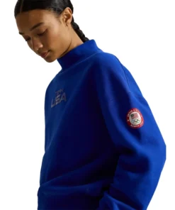 Women’s Polo Ralph Lauren Team USA Fleece Mockneck Sweatshirt 2025
