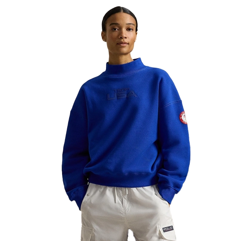 Women’s Polo Ralph Lauren Team USA Fleece Mockneck Sweatshirt For Man