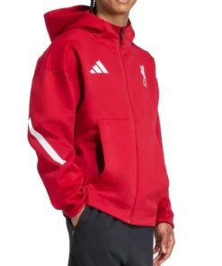 Alternative view of 2026 Liverpool FC Adidas Z.N.E. Anthem Jacket
