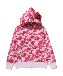 BAPE x Hello Kitty Camo Hoodie