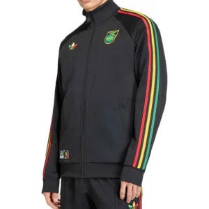 Jamaica National Team adidas Originals Track Black Jacket