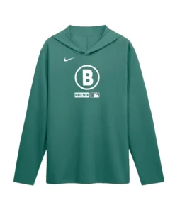Boston Red Sox Nike City Connect Long Sleeve Hooded T-Shirt