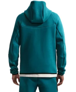 Alternative view of Brazil National Team Nike Tech Fleece Windrunner Green Hoodie