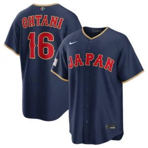 Team Japan Shohei Ohtani Baseball Navy Jersey