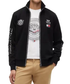 Tommy Hilfiger x Cadillac F1 Team Black Track Jacket