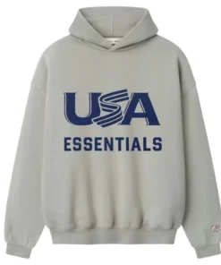 Fear of God Essentials USA Baseball Sport Hoodie