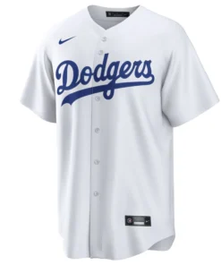 Alternative view of Los Angeles Dodgers Nike White Team Jersey