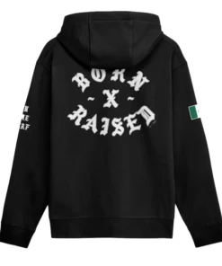 Alternative view of Mexico Baseball Nike x Born x Raised Black 2026 World Baseball Hoodie