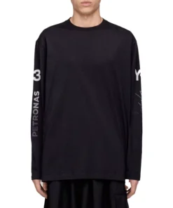 Mercedes Y-3 Chaos Logo Black Shirt