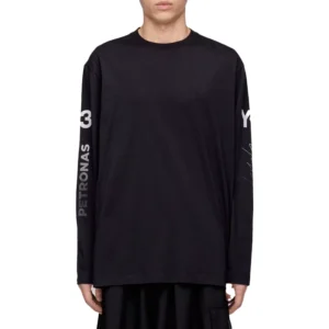 Mercedes Y-3 Chaos Logo Black Shirt