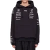 Mercedes Y-3 Team Black Hoodie