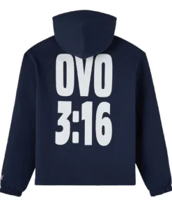 Alternative view of OVO x WWE Stone Cold Steve Austin 3:16 Fleece Hoodie