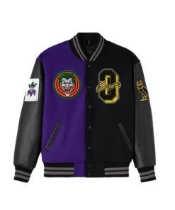 OVO Batman x The Joker Split Varsity Jacket