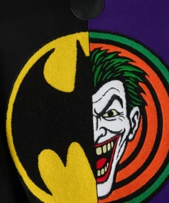 OVO Batman x The Joker Split Varsity Jacket - Image 4