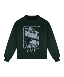Parke Sport Graphic Mockneck Sweatshirt