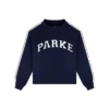 Parke Sport Stripe Mockneck Sweatshirt