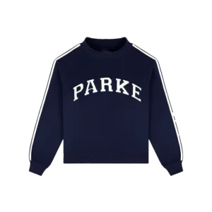 Parke Sport Stripe Mockneck Sweatshirt