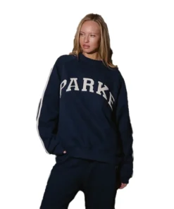 Alternative view of Parke Sport Stripe Mockneck Sweatshirt