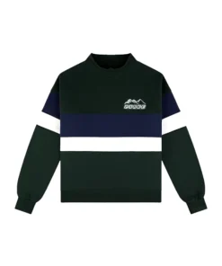 Parke Vintage Stripe Mockneck Sweatshirt