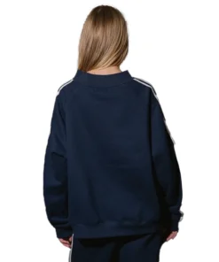 Parke Sport Stripe Mockneck Sweatshirt - Image 3
