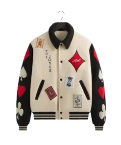 Batman Kith Joker Wool Coaches Varsity Jacket
