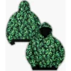Market X Shrek Iconic Liquid Blue Skull Hoodie
