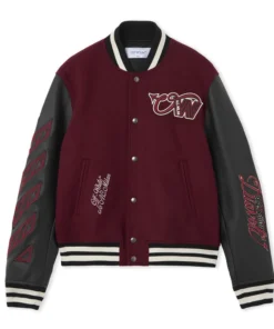 Off White Ac Milan Varsity 2026 Jacket