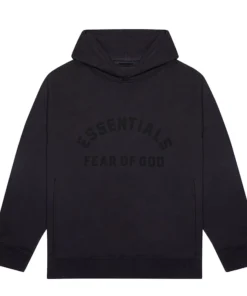 Fear of God Pacsun ESSENTIALS Jet Black Hoodie