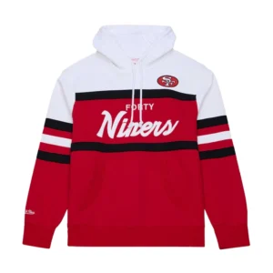 Mitchell & Ness San Francisco 49ers Head Coach Scarlet Hoodie