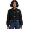 Tommy Hilfiger Padded Cropped Varsity Bomber Jacket