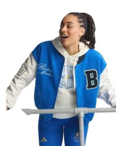 Alternative view of Adidas Boston Marathon 26 Varsity Jacket