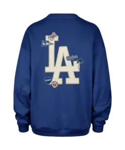 Alternative view of Stoney Clover Lane X '47 Dodgers Patch Sweatshirt