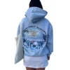 Sunset Surf Blue Hibiscus Hoodie