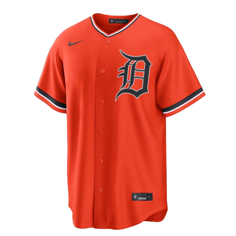 Tarik Skubal Detroit Tigers Nike Alternate Replica Orange Jersey Unisex