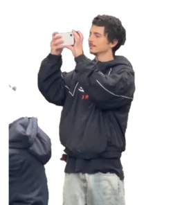Alternative view of Timothee Chalamet Marty Supreme China Jacket