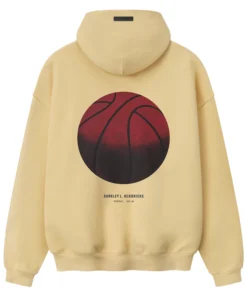 Alternative view of Golden State Warriors Fear of God x Barkley L. Hendricks Gold 90's Hoodie