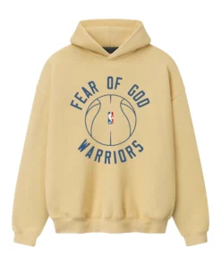 Golden State Warriors Fear of God x Barkley L. Hendricks Gold 90's Hoodie