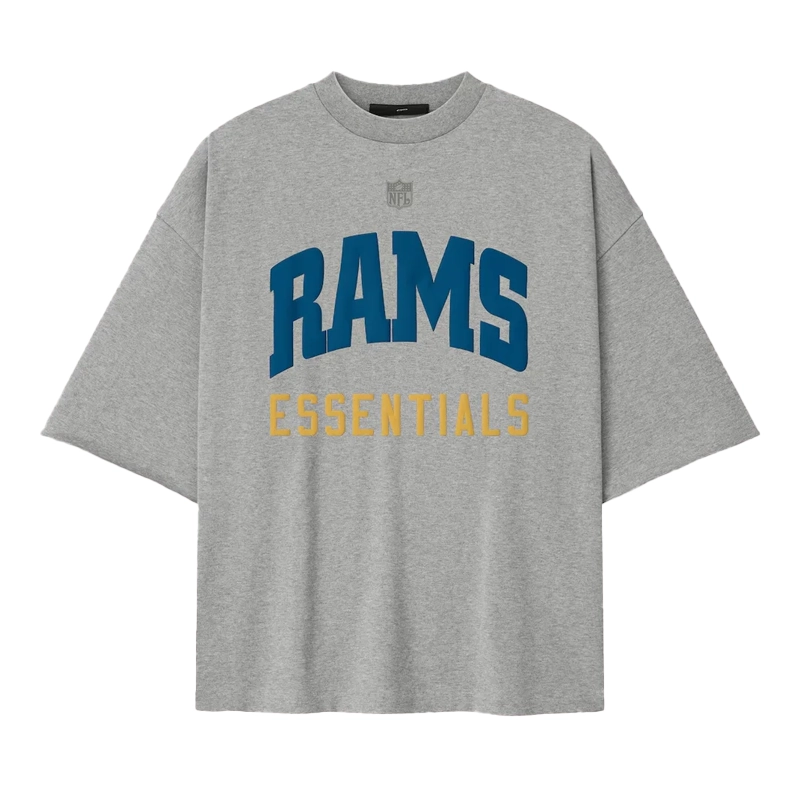 NFL x Fear of God Los Angeles Rams Grey T-shirt