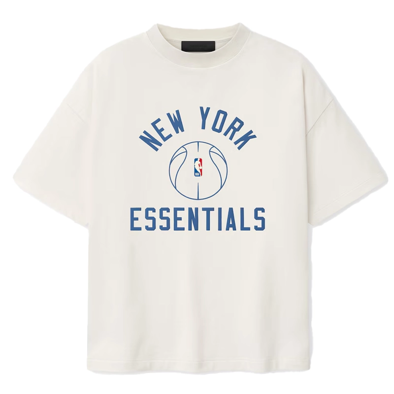 New York Knicks Fear of God x Barkley L. Hendricks Cream 90's T-Shirt