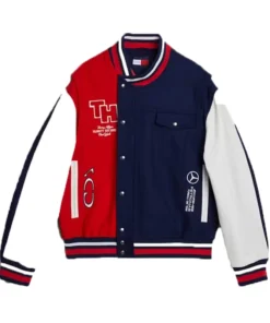 Tommy x Mercedes F1 x CR Varsity Jacket