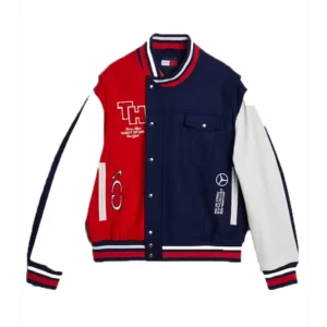 Tommy x Mercedes F1 x CR Varsity Jacket