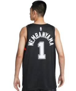 Alternative view of Victor Wembanyama San Antonio Jersey