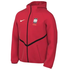 2026 South Korea National Team Red Anthem Hooded Jacket
