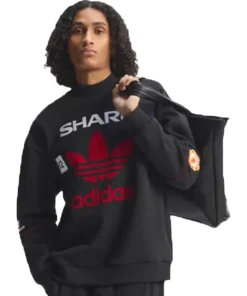 Adidas Manchester United 90 Black Sweatshirt