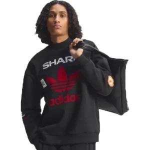 Adidas Manchester United 90 Black Sweatshirt