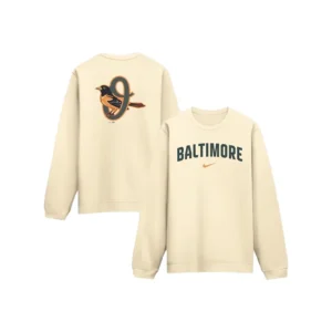 Baltimore Orioles 2026 City Connect Club 2-Hit Sweatshirt