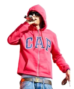 Alternative view of Central Cee Coachella Cap Hoodie