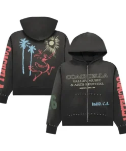 Coachella 1999 Studded Zippy Hoodie